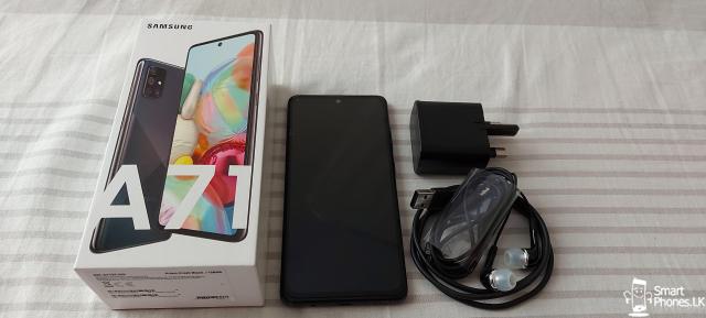 samsung a71 in black colour