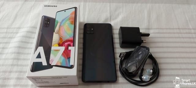 samsung a71 in black colour